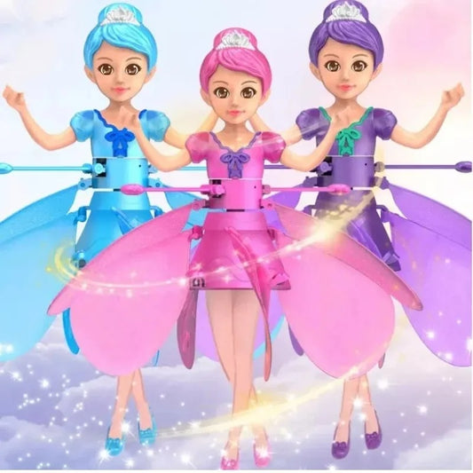 Children's Flying Doll Dancing Simulation Helicopter Gesture Induction Machine Rotating Flying Toy Luminous Toy Gift