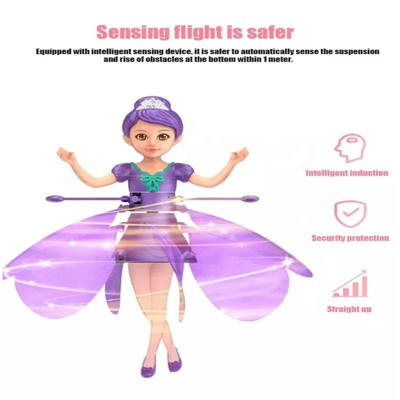 Children's Flying Doll Dancing Simulation Helicopter Gesture Induction Machine Rotating Flying Toy Luminous Toy Gift