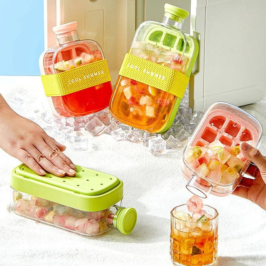 2-in-1 Water Bottle & Ice Mold