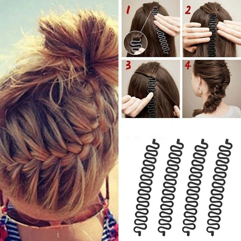 1 ps Fashion Hair French Braid Clip (Hair Bun Maker)