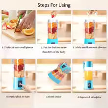 Portable Mini Fruit Juicer Cup Usb Rechargeable Mixer Juicer Wireless Vegetable Juicer Blender Milkshake Manual Juicers